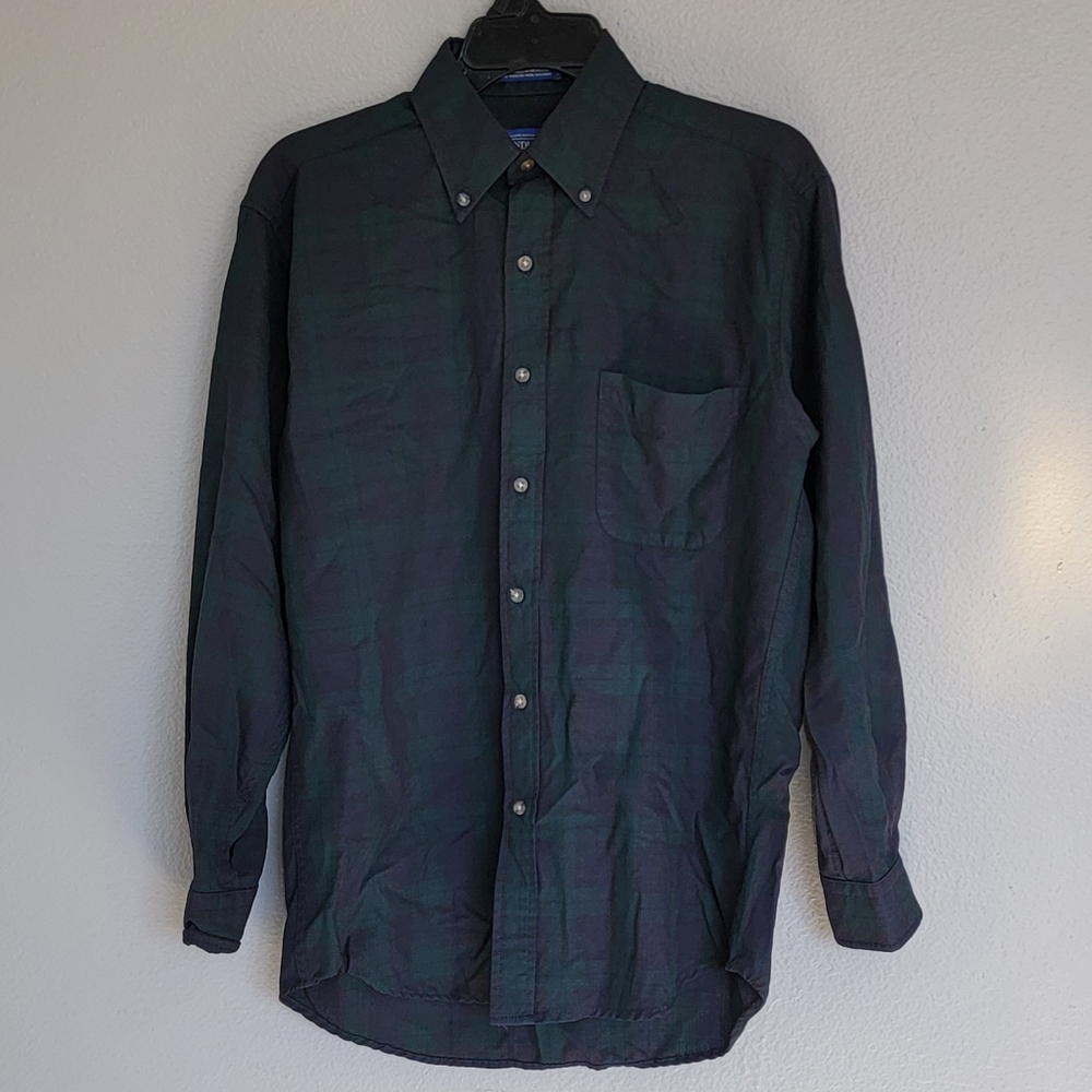 PENDLETON MEN'S  LONG SLEEVE BUTTON DOWN WOOL  SHIRT/ SIZE S.